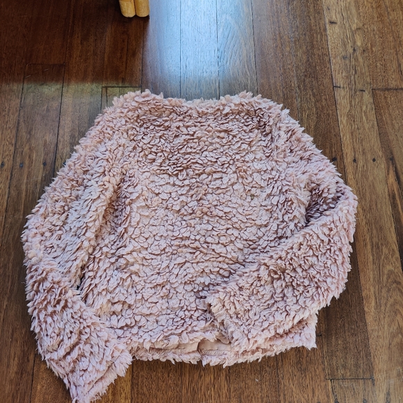 H&M|| Light Lilac fluffy/ teddy jacket Size XS - Picture 6 of 11